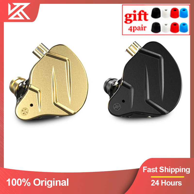 KZ ZSN Pro X auriculares con graves metálicos 1BA + 1DD tecnología híbrida HIFI Monitor intrauditivo auriculares deportivos con cancelación de ruido