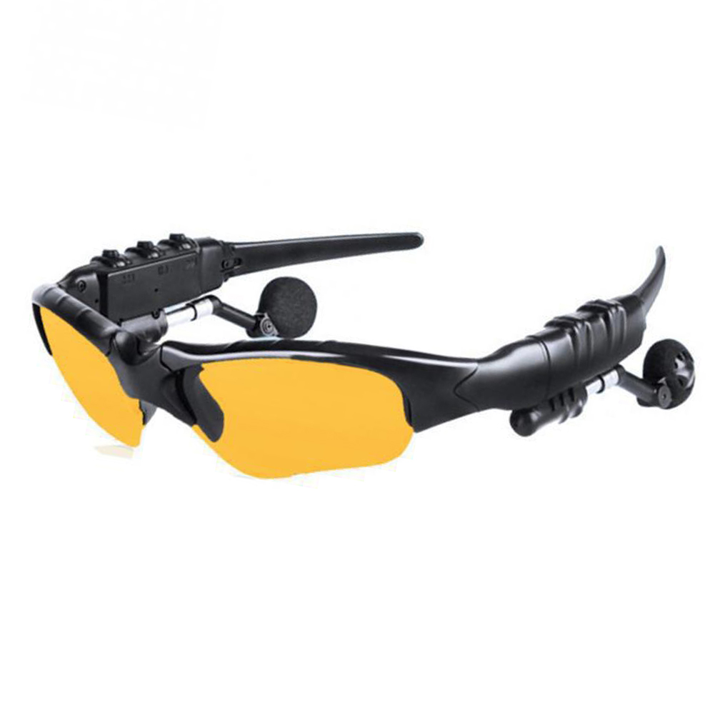 Deportes Estéreo Inalámbrico Bluetooth Ciclismo Gafas de sol 5.0 Auriculares Teléfono Polarizado Conducción Gafas de sol/mp3 Montar Ojos Gafas: Verde