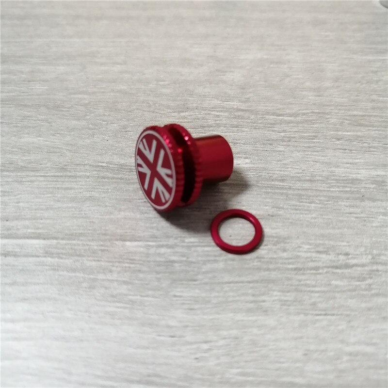 Brompton foldecykel sadelpind klemmøtrik sadelpind fastgørelsesskrue dekorativt tilbehør: Rød