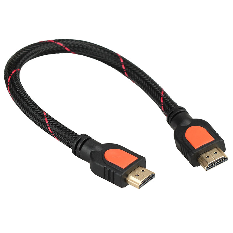 30CM 50CM HDMI Male naar HDMI Male korte Converter Connector Adapter Cable Cord 1080P V1.4