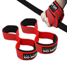 Figuur 8 Gewichtheffen Bandjes Voor Home Gym Powerlifting Fitness Pull-Up Deadlift Horizontale Bar Aangrijpend Kracht Polssteun