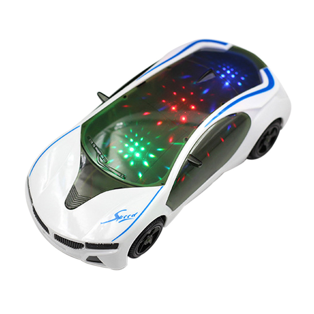 3D Supercar Stijl Elektrische auto Speelgoed Met Wiel Lights & Music Kinderen Jongens Meisjes