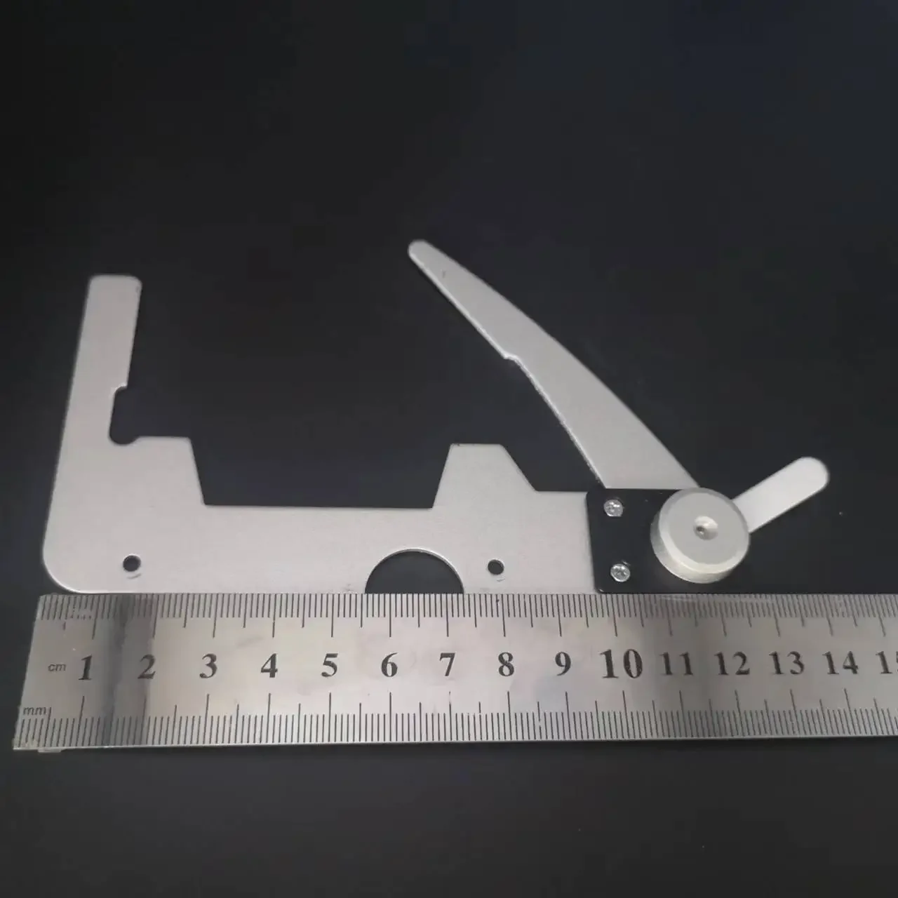 Microscope Double-layer Mechanical Stage Mobile Platform Specimen Presser Holder Slides Clips Accessories Parts