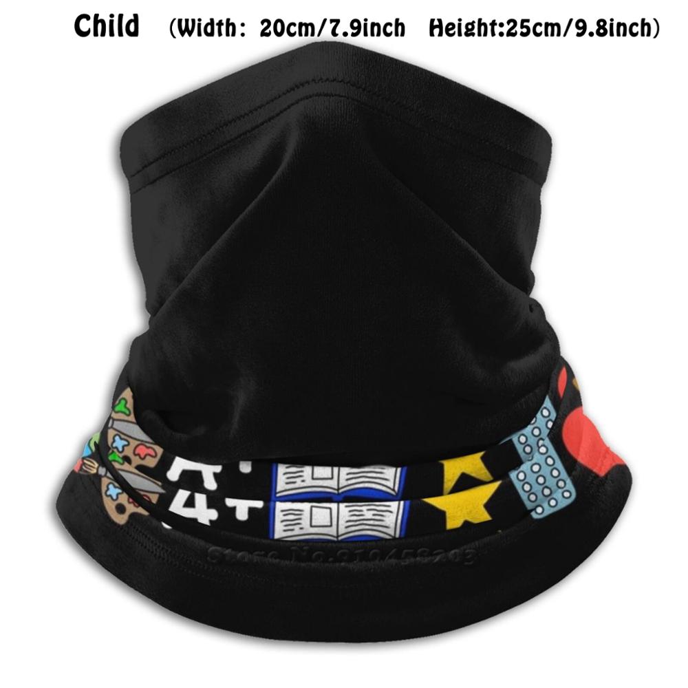 Teacher Smile Bandana Scarf Mask Scarfs Neck Warmer Headwear Teacher School Geek Science Nerd College Math Teacher Back To: Child