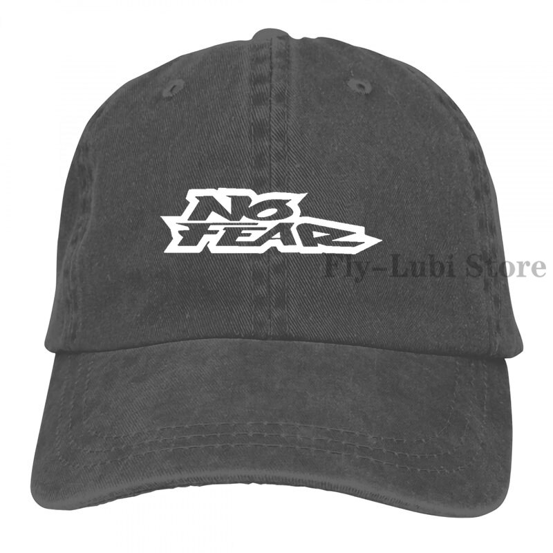 No Fear Inc Logo Baseball cap men women Trucker Hats adjustable cap: 2-Black