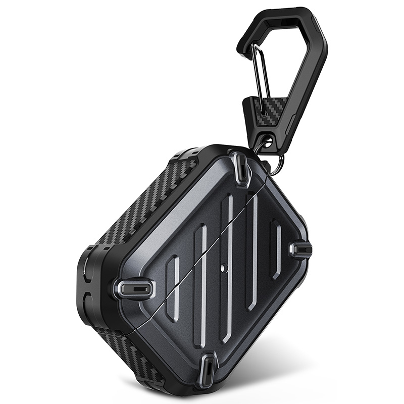 Supcase ub pro til airpods pro-etui) robust beskyttelsesetui med karabinhage til airpods pro