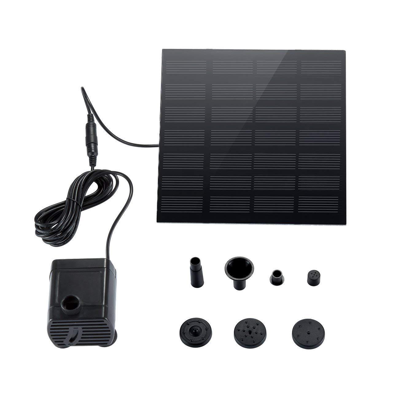 Zonne-energie Fontein Tuin Vijver Dompelpomp Universele 180L/H RV Caravan Solar Waterpomp Outdoor Fontein
