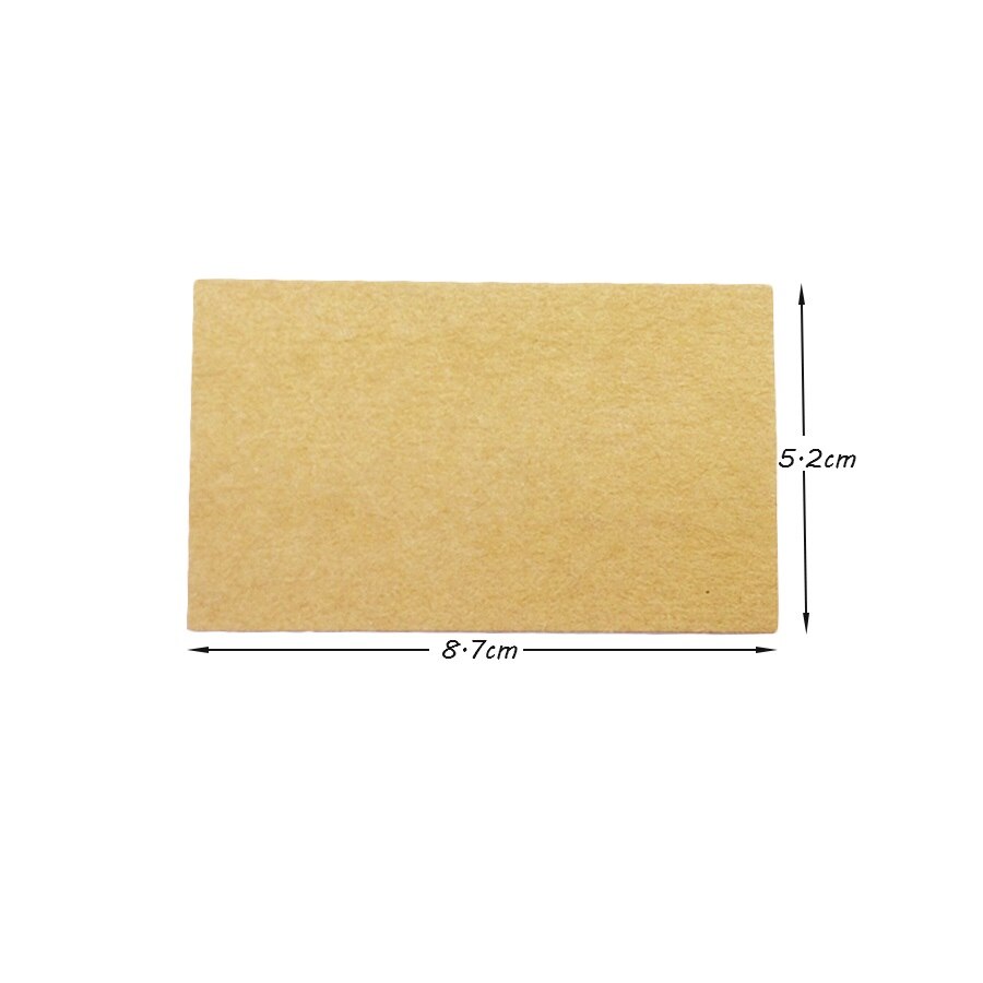 100 Pcs/lot White Black Kraft Paper Card Message Memo Wedding Party Thank You Cards Label Bookmarks Blank Kraft Name Card