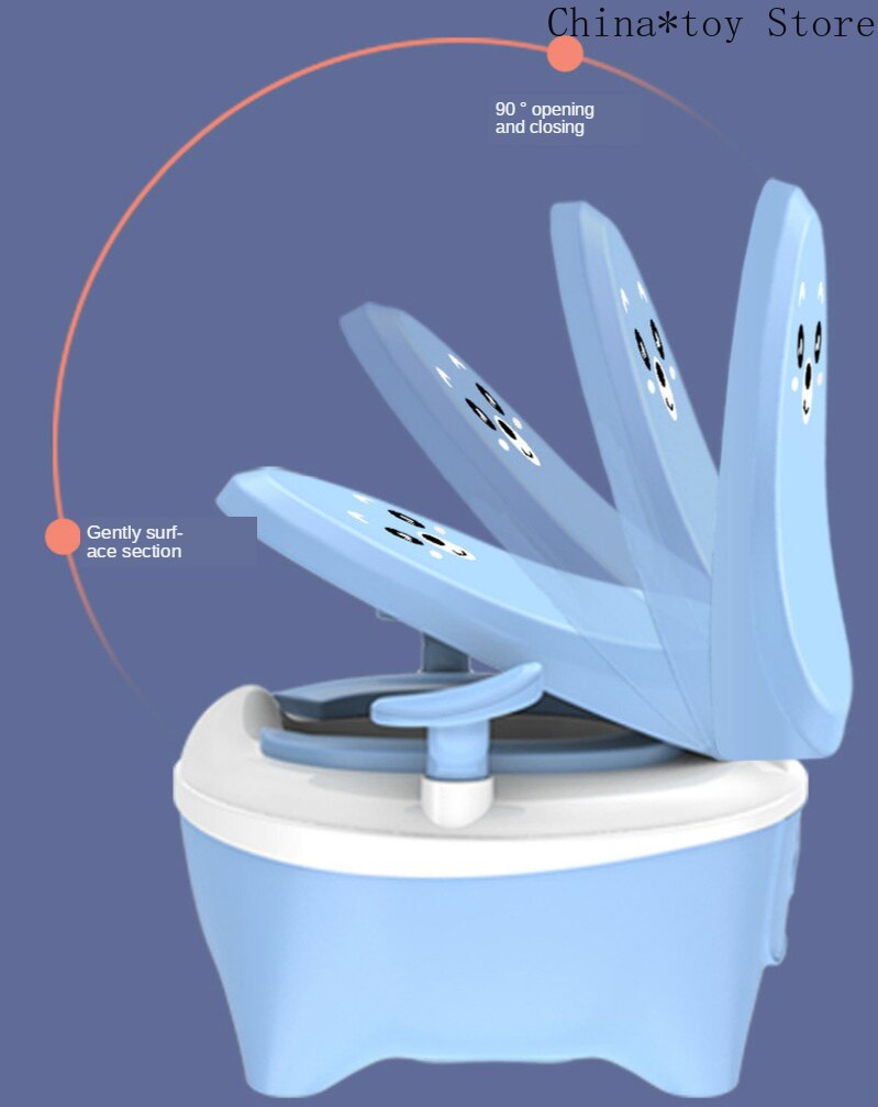 Barns söta toalett toalett pojke kvinnlig baby potta baby spädbarn stor urinal barn urin toalett toalett artefakt potty utbildning