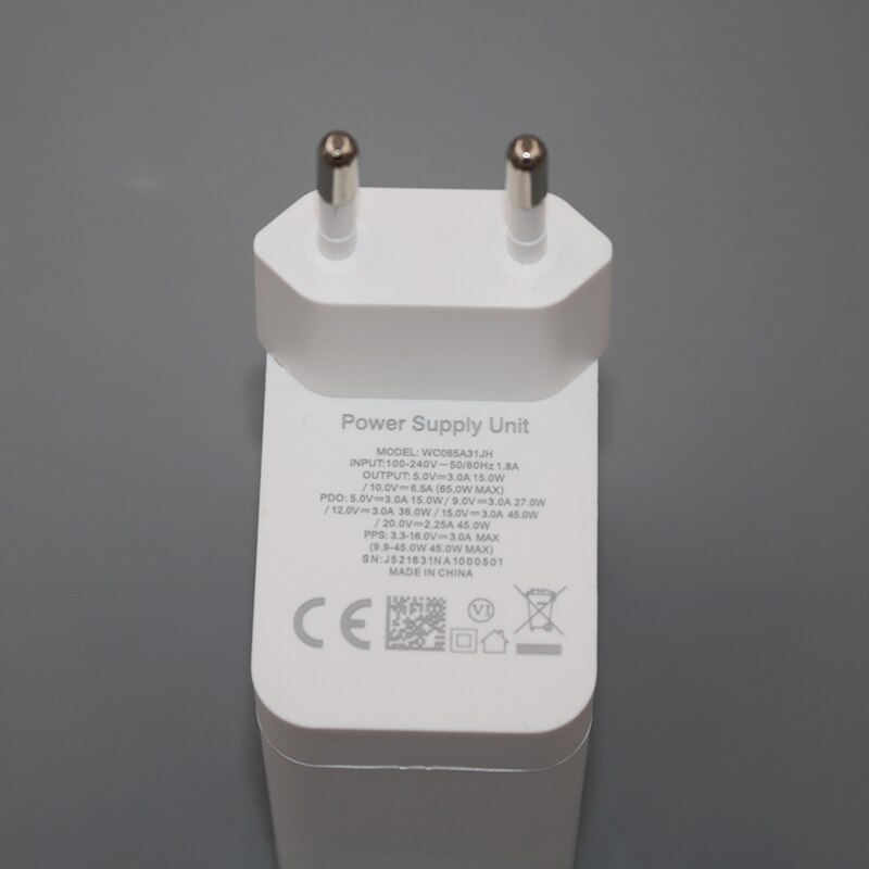 Original Oneplus Charger 65W Warp EU Charge Power Adapter Quick Charger 6.5A Type C To Type C Cable For One Plus 1+9 pro 9R 8T 8