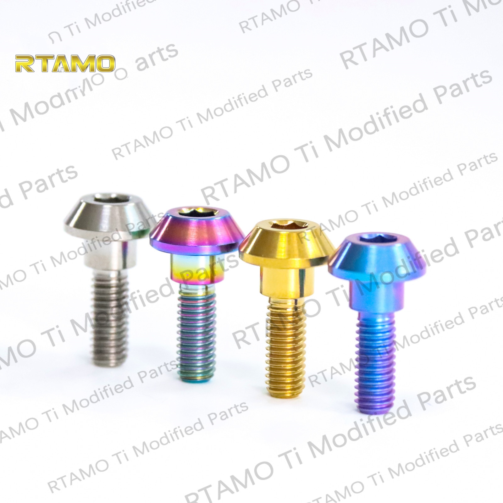 Titanium Rear Brake Master Cylinder Mount Bolts M6X20 Hexagon Head Screws for Disc Brake Rotor