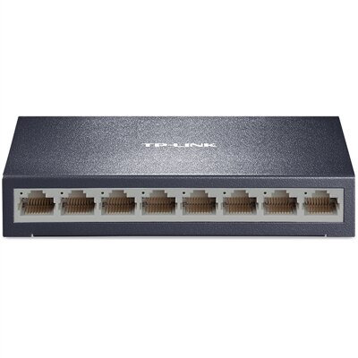 TP-LINK 8-Port Fast Ethernet Switch TL-SF1008D 10/100M Adaptieve RJ45 Port Steel Shell Full Duplex Mdi/Mdix Mac Plug En Play