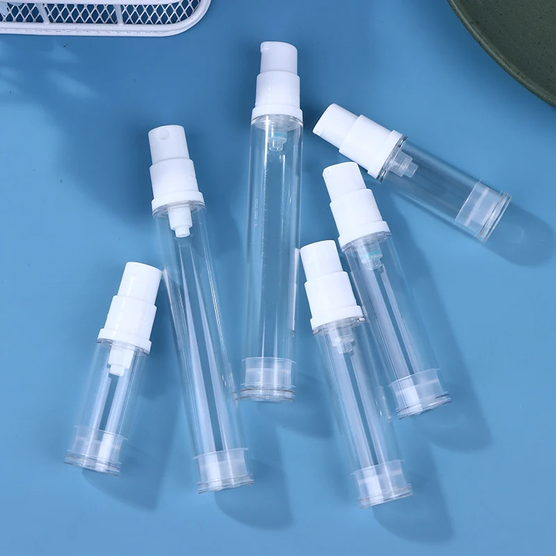 5/10/15ml mini draagbare vacuümflesjes, lege vloeibare lotionsprayflesjes, navulbare make-up cosmetica parfumflesjes