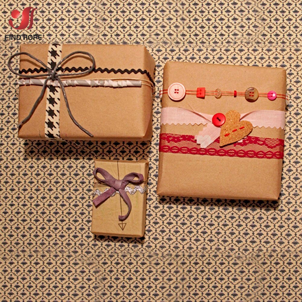Brown/White Kraft Paper Sheet For Wedding Birthday Party Handmade Wrapping Craft Paper Home Decor DIY 30*100cm