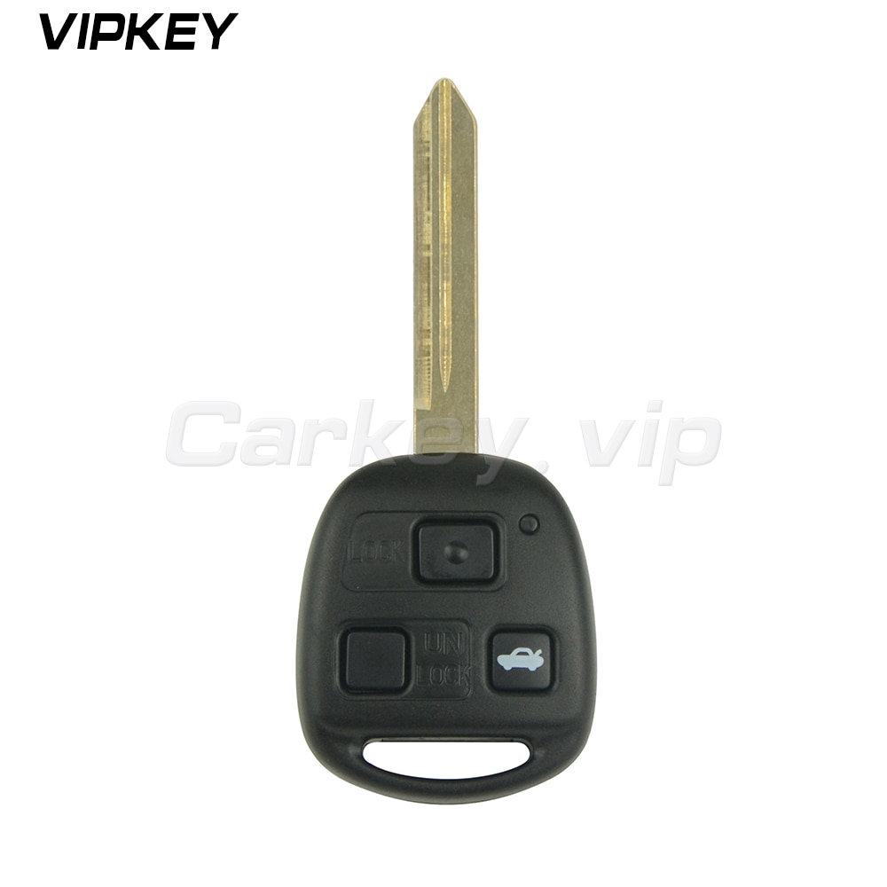 Denso (Niet Valeo) remotekey Autosleutel 4d70 Chip Toy47 434Mhz 736670-A 3 Knoppen Afstandsbediening Sleutel Fob Voor Toyota Avensis 2004