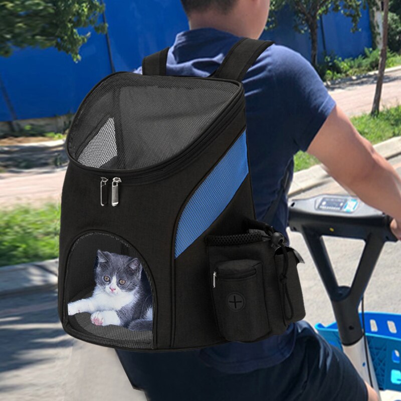 Mochila transpirable multifunción Para transportar gatos y perros, Mochila de viaje Para exteriores, Mochila Para Gato