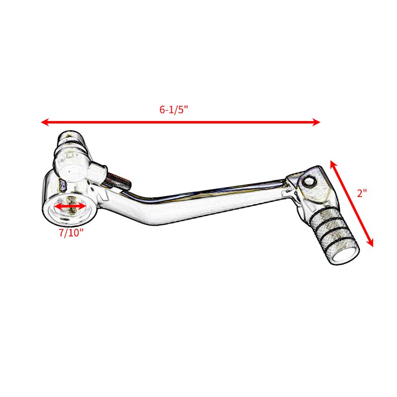 Motorfiets Versnellingspook Shifter Lever Pedaal Voor Kawasaki ZX-6RR 2003-2004, ZZR600 2006-2007, ZX9R 1998 1999 2000 2001 2002 2003