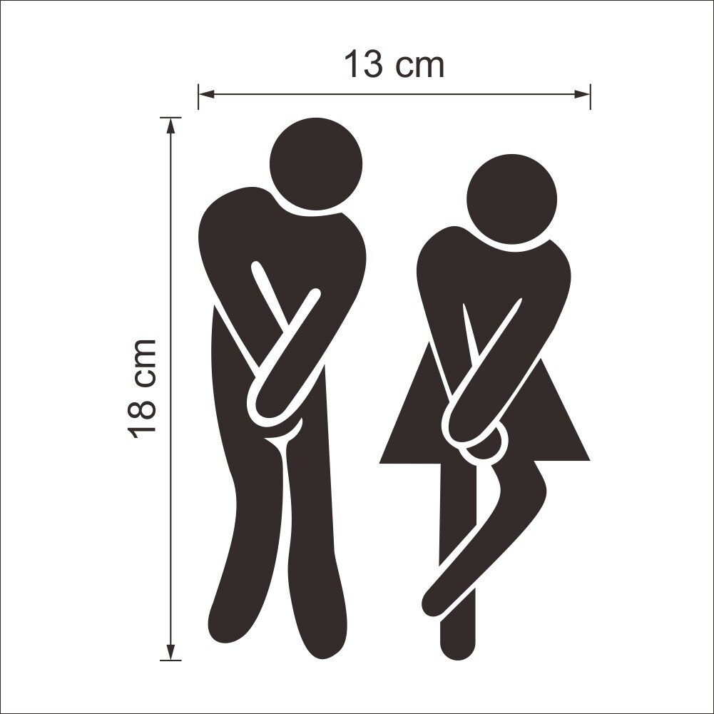 Wc Stickers Grappige Interessante Wc Muurstickers Badkamer Decoratie Accessoires Home Decor