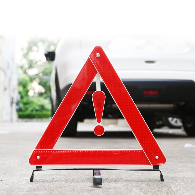 Car Reflective Triangle Tripod Emergency Warning Sign Vehicle Stop Sign Night road safety warning tripod reflective accessories