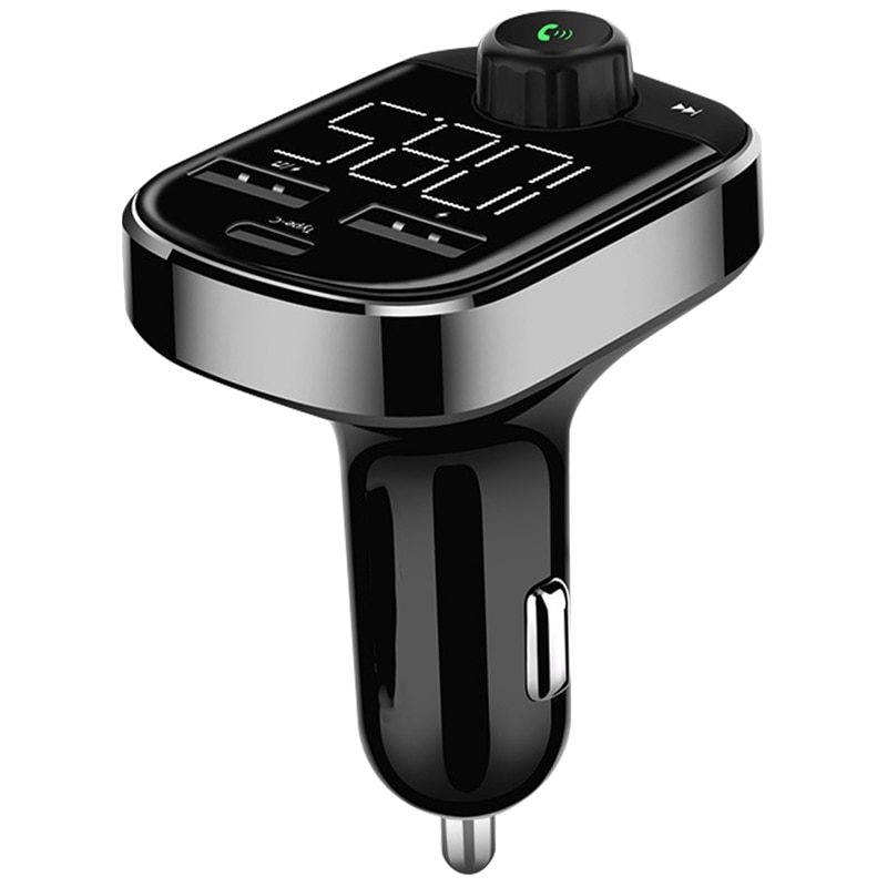 Bluetooth Auto Adapter Zender Fm O Ontvanger Dual Usb Auto Oplader Voor Alle Smartphones