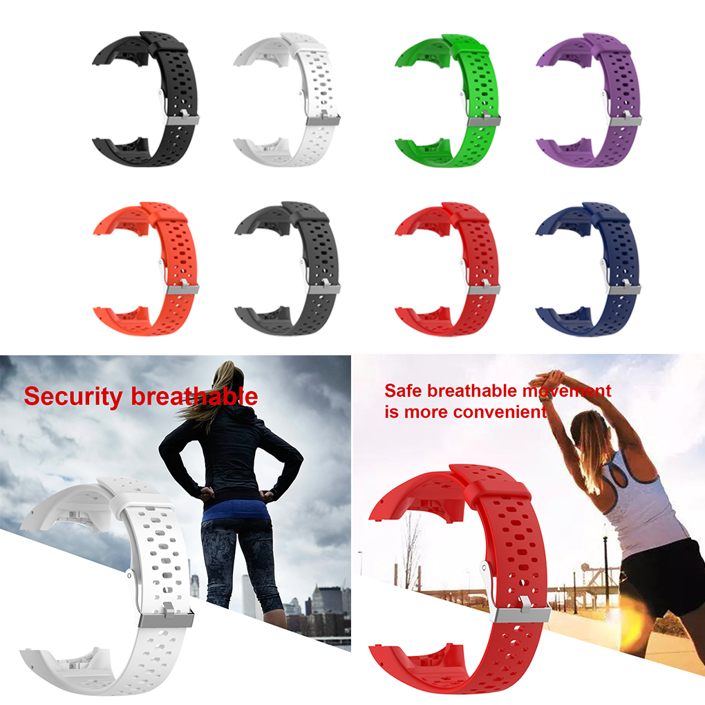 Bracelet en Silicone respirant pour M400 M430 montre intelligente Bracelet de montre Bracelet de remplacement pour Polar M400 M430 GPS