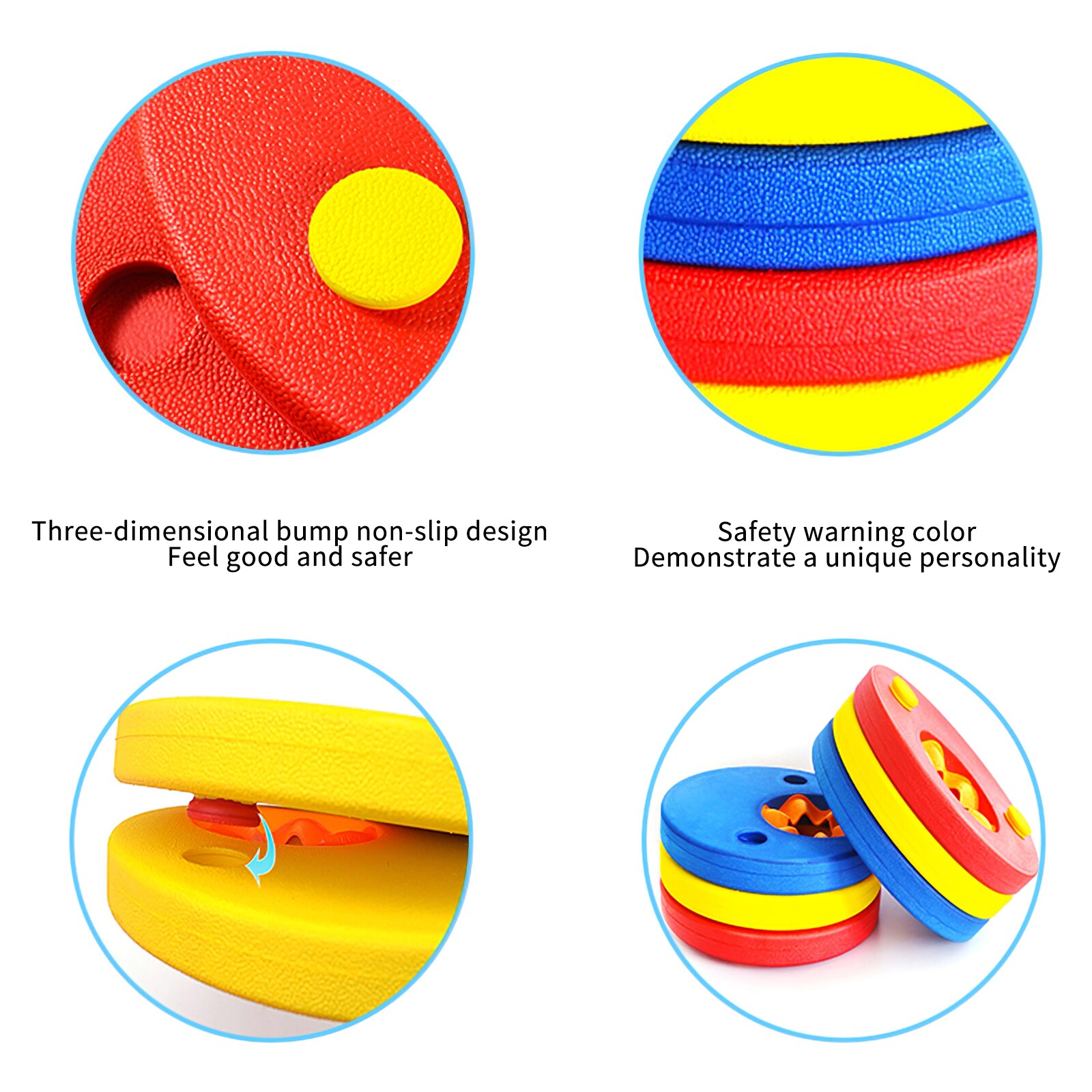 6 Stuks Ronde Arm Float Bands Eva Gratis Combinatie Foam Arm Bands Zwemmen Float Aid Gereedschap Voor Kinderen Zwemmen Veiligheid arm Bands