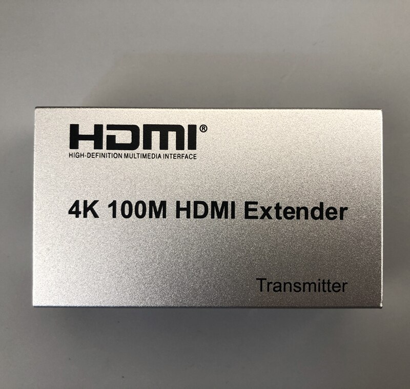 4K HDMI Extender TCP IP 100M 330FT Over Cat5/Cat5e/Cat6 to UTP Rj45 Network HDMI Transmitter Receiver HDMI Extensor