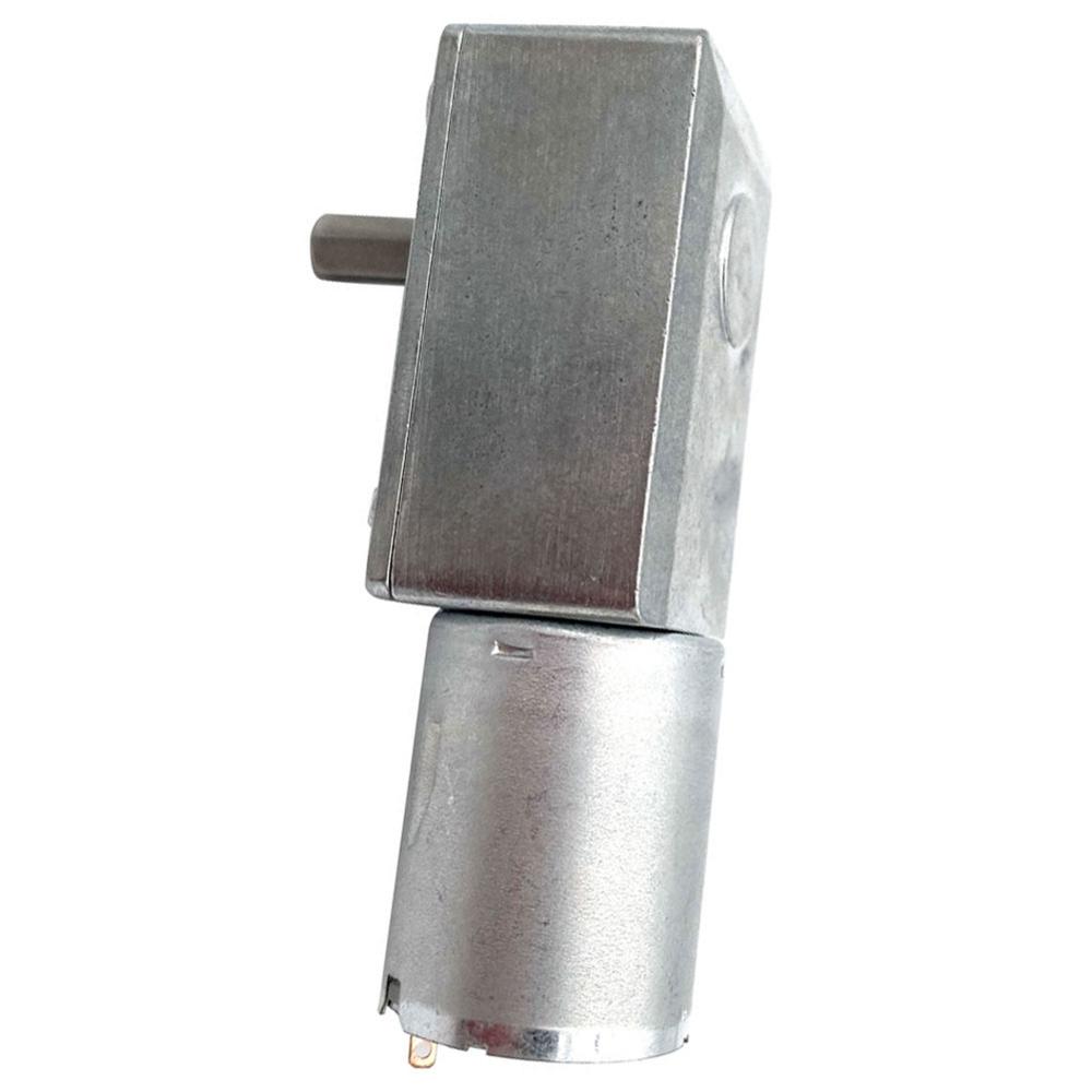12v 375 rpm snäckväxel motorreducerare högt vridmoment elmotor metallväxel back självlåsning för automationsutrustning