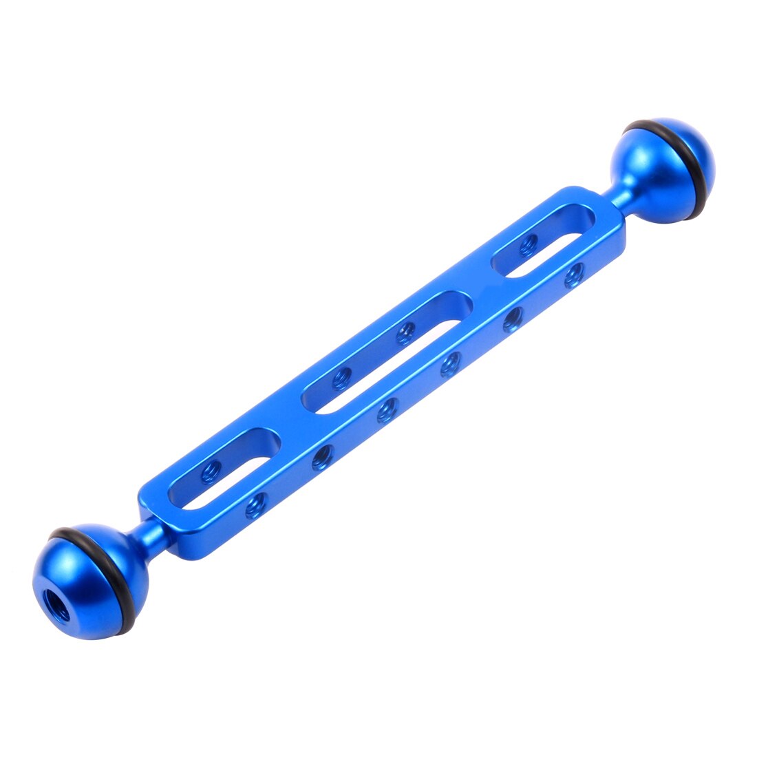 Bgning duikarm verlengstuk kogelgewricht verlengstuk onderwaterfotografie montagebeugel voor stroboscoop duiklamp lichtset: Blauw origineel 