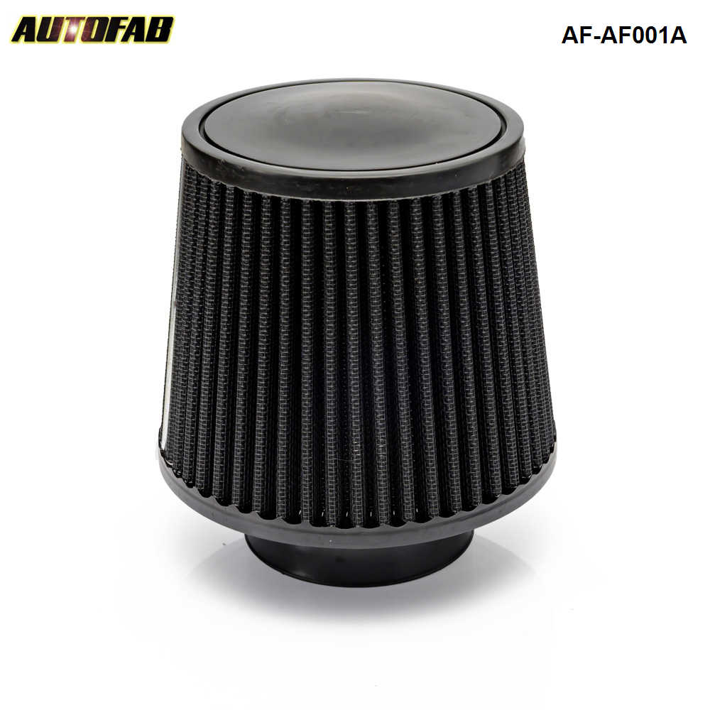 AUTOFAB 3" 76mm Air Pod Filter Cold intake Cone Power Flow Turbo Inlet Direct For Honda Accord 03-05 AF-AF001A