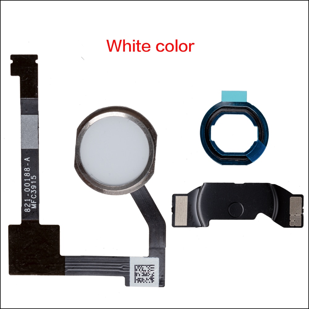 Home Button Flex Cable Assembly Voor Ipad Air 2/ Mini 4 Homebutton Met Rubberen Pakking En Spacer Houder Voor ipad Pro 12.9