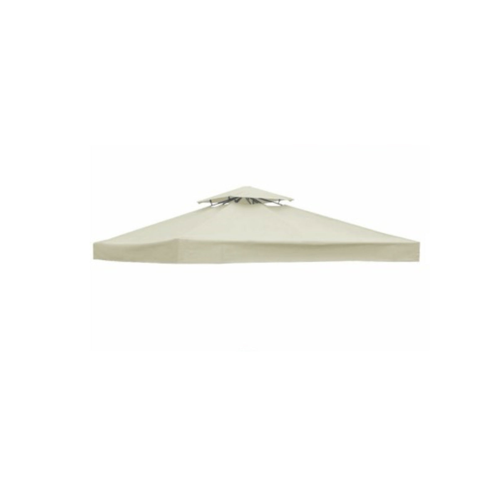Couverture de gazébo 3x3M, auvent de remplacement, couverture d'extérieur, gril étanche, Patio, barbecue, toit pour abri de jardin, toit Durable: 3m * 3m / WHITE