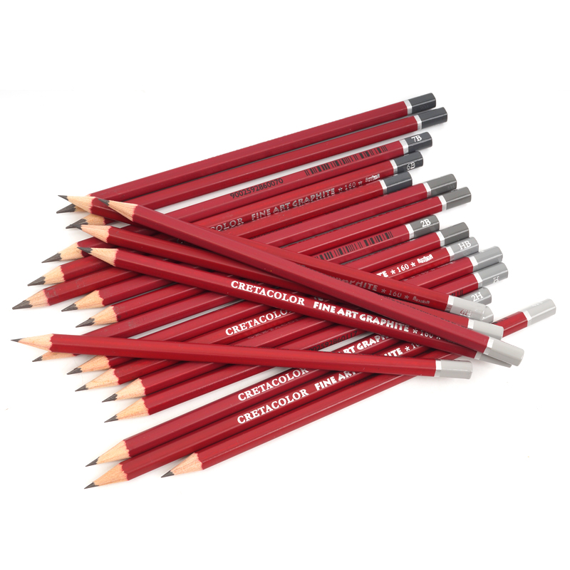 Conjunto de lápices de grafito Cretacolor, suministros de arte , , serie CLEOS, 6/12/24 Uds.