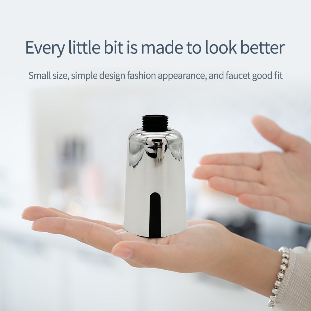 MOSINITTY Wasserhahn Mit USB-Ladegerät - Wassersparender Berührungsloser Automatischer Infrarot-Sensor-Adapter für Küche, Badezimmer, Restaurant, Schulen