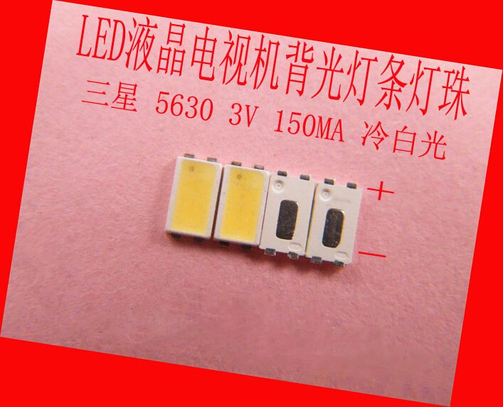 LED rétro-éclairage écran pour LCD TV réparation bande lumières avec diode électroluminescente 5630 3 V SMD LED perles 3 v