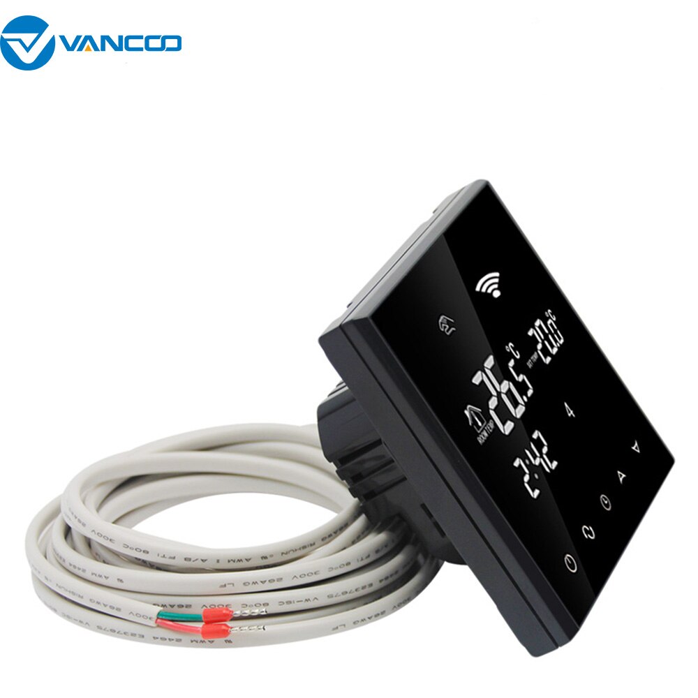 Vancoo Wifi Slimme Thermostaat 220V Floor Elektrische Verwarming Controller Digitale Temperatuur Controller Werkt Met Alexa Google Thuis
