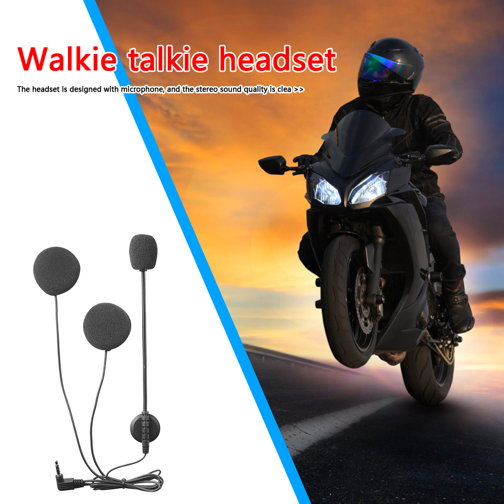 Motorcycle Intercom Headset Bluetooth-Compatible Motorcycle Intercom Earphone BT Motorcycle Interphone for V4 V6 Headset