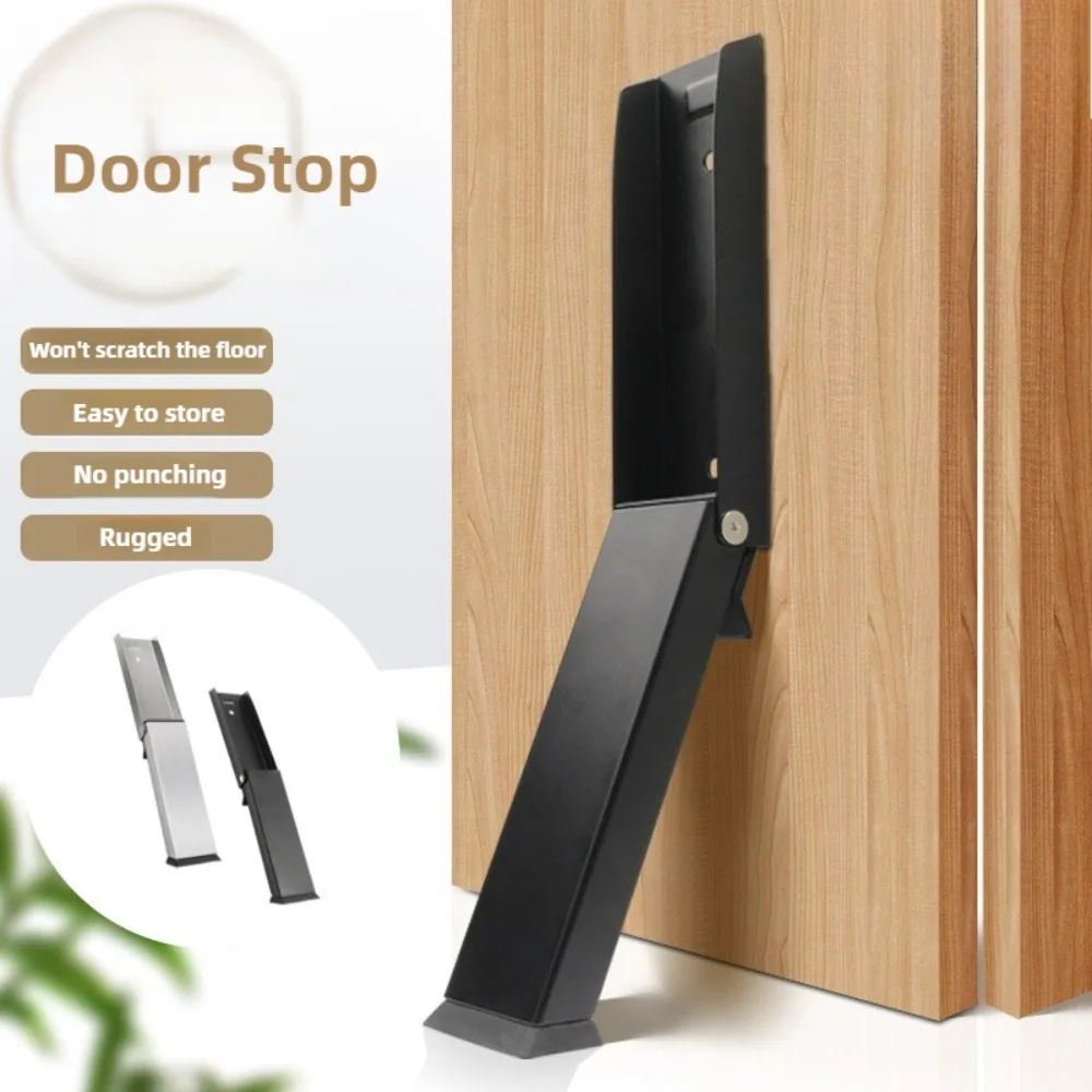 Stainless Steel Door Stopper Metal Gate Blocker Windproof Gate Blocker Anti-collision Door Gap Blocker Sturdy