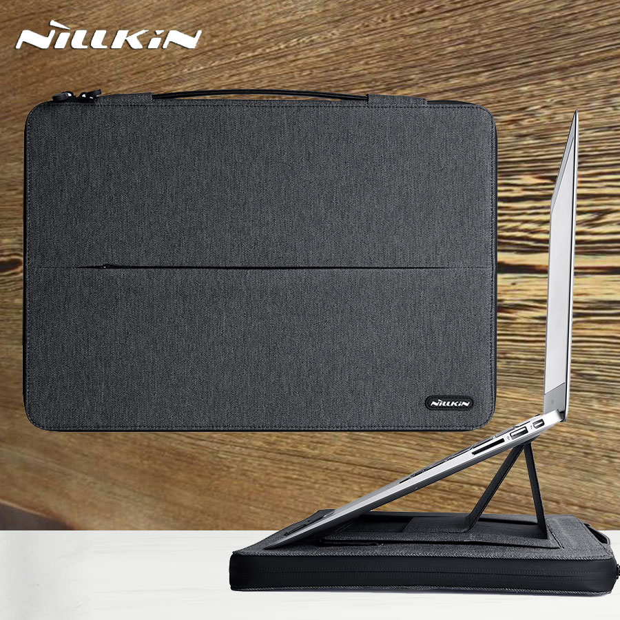 Nillkin For Macbook Pro Air 14 / 16.1 inch Bag Acme Sleeve Slim Business Fabric Water-resistant Hidden Stand Laptop Bag