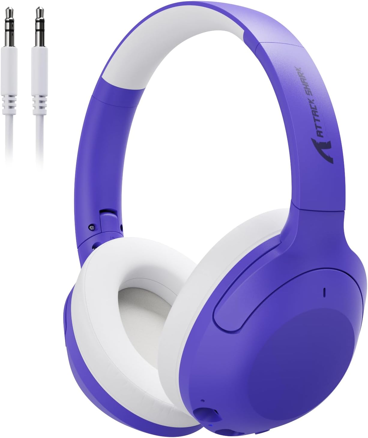 MAMBASNAKE x ATTACK SHARK G300 Dual-Mode Lightweight Gaming Headset: PURPLE