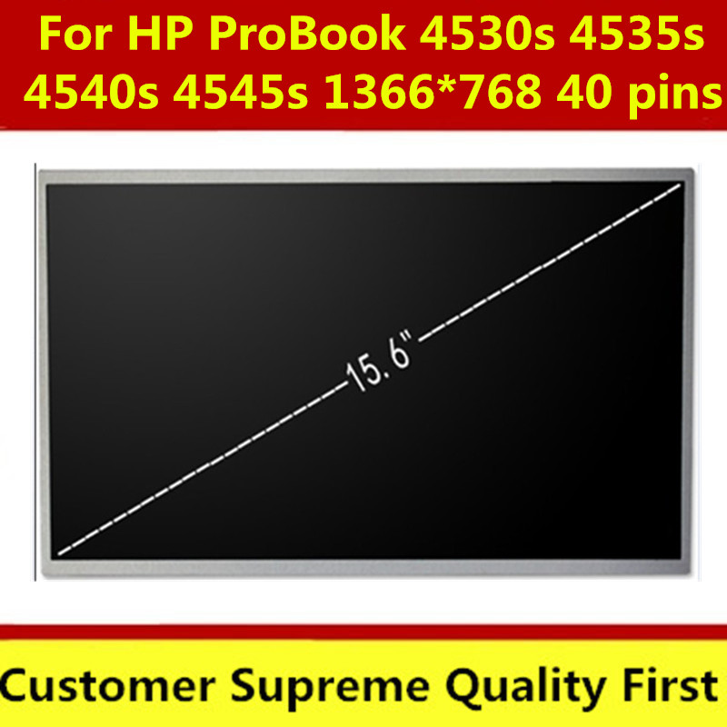 15.6" Laptop LCD Screen For HP ProBook 4530s 4535s 4540s 4545s LED Display Matrix WXGA HD