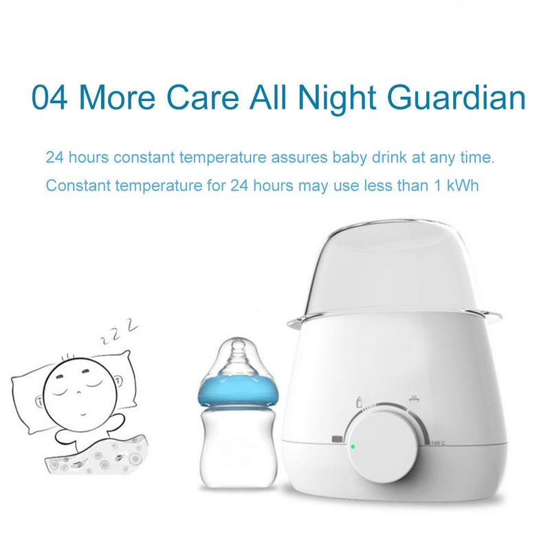 Bottle Steam Sterilizer Multipurpose Baby Bottle Warmer Smart Baby Bottle Disinfection Insulation