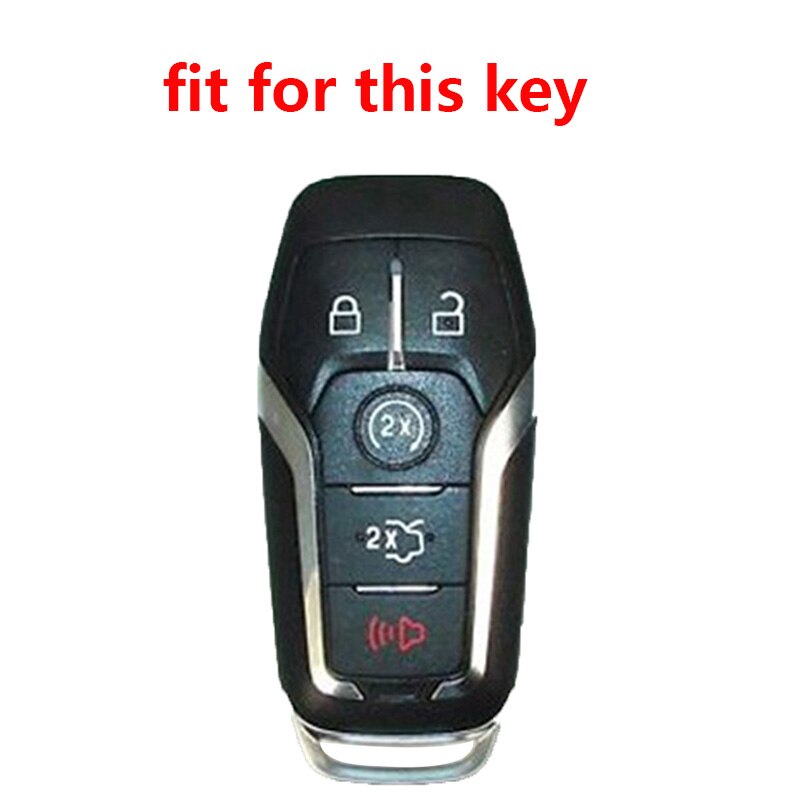 Silica Gel Flip Key Cover Cap for FORD EDGE EXPLORER Fusion Mustang F150 for Lincoln MKZ MKC Keys Case for Keychain Alarm