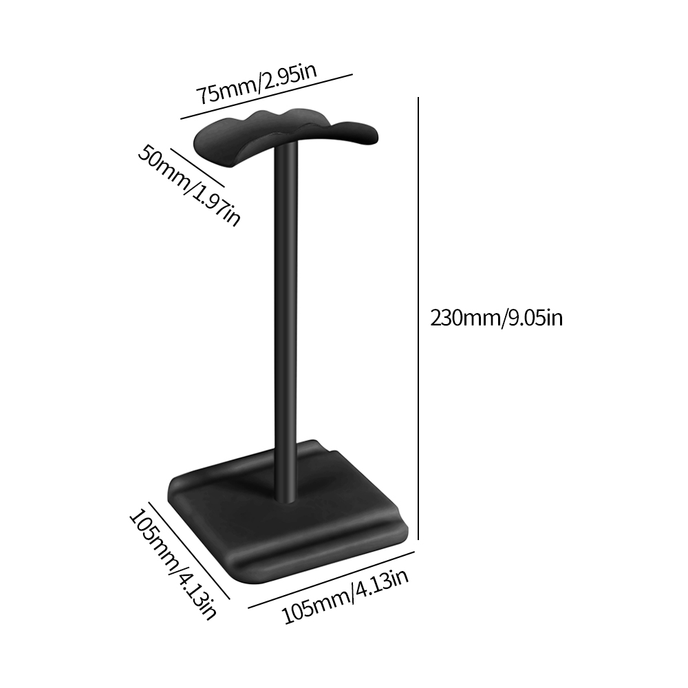 Universele hoofdtelefoonstandaard Rack Space Desktop Organizer Oortelefoonhouder Hanger Headset Stand Ondersteuning met mobiele telefoon en tablet Stan