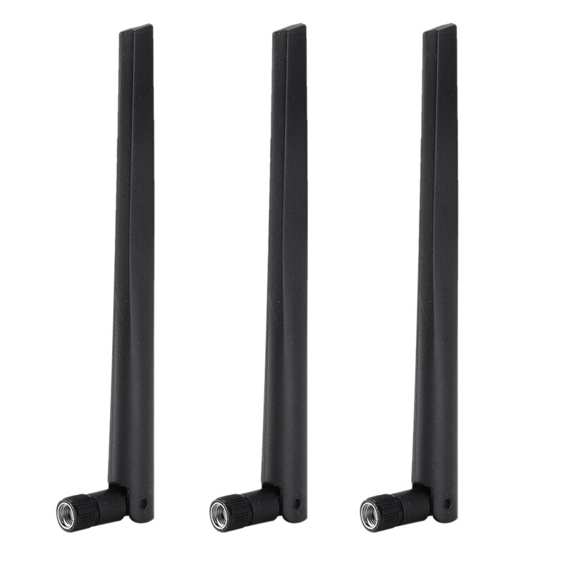 10 st metall wifi-antenn av rp-sma-gränssnitt med 5 dbi 2.4g/5g dubbelband trådlös wifi-antenn för asus rt -ac68u