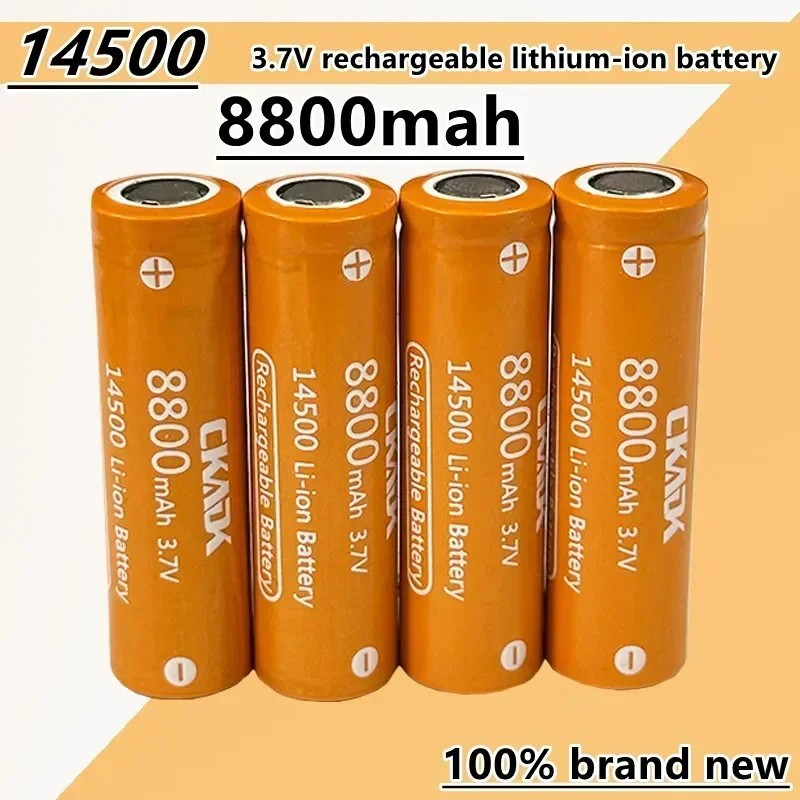 14500 batterij 8800 mAh 3,7 V oplaadbare Li-ion batterijen 14500 AA batterij lithiumcel voor led-zaklamp koplampen zaklamp scheerapparaat