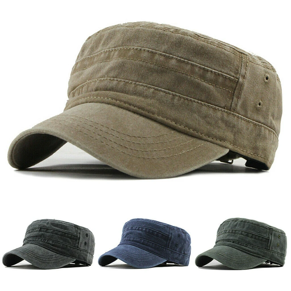 flat topphatt til menn uformelt baseballcapser trendy sommersolhatter