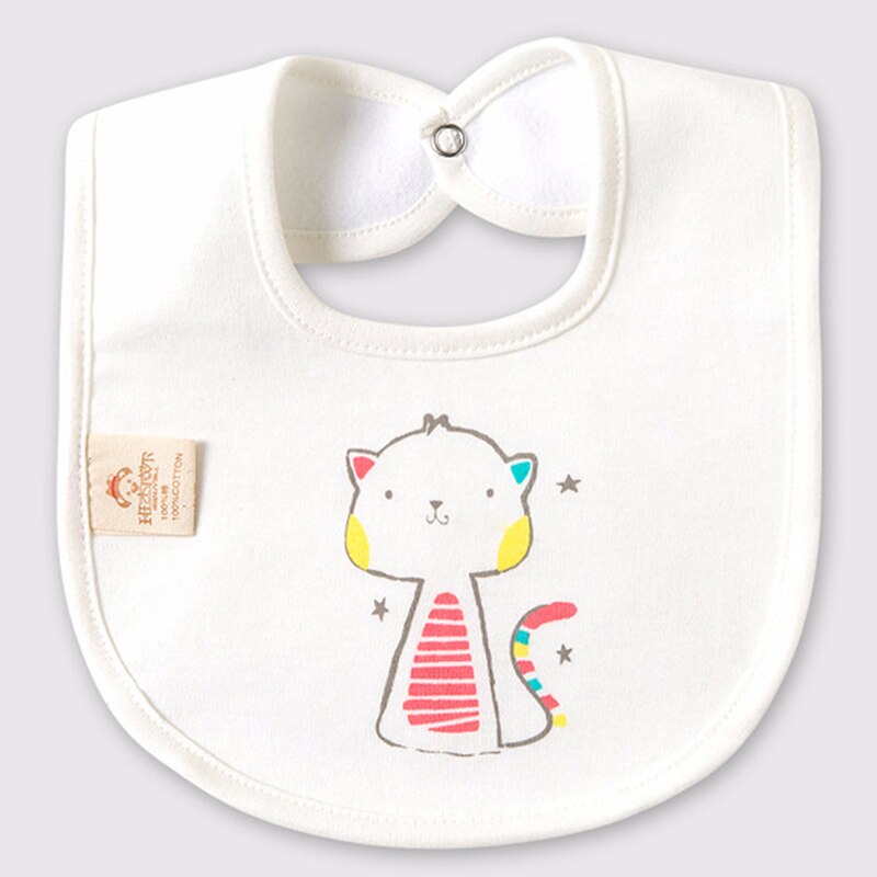 Newborn Baby Bibs Cotton Waterproof Saliva Towel Bandana Scarf Infants Castle Apron For baby Feeding Accessories: CAT