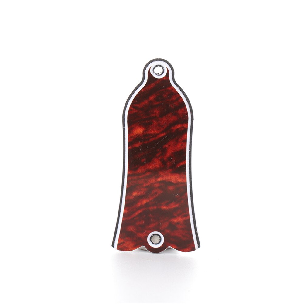 10Pcs Truss Rod Cover 2 Gat Duurzaam Portable Black Pearl Kleur Gibson Style Les Paul Bell-Vormige Musical scroll Plaat: Red 10PCS