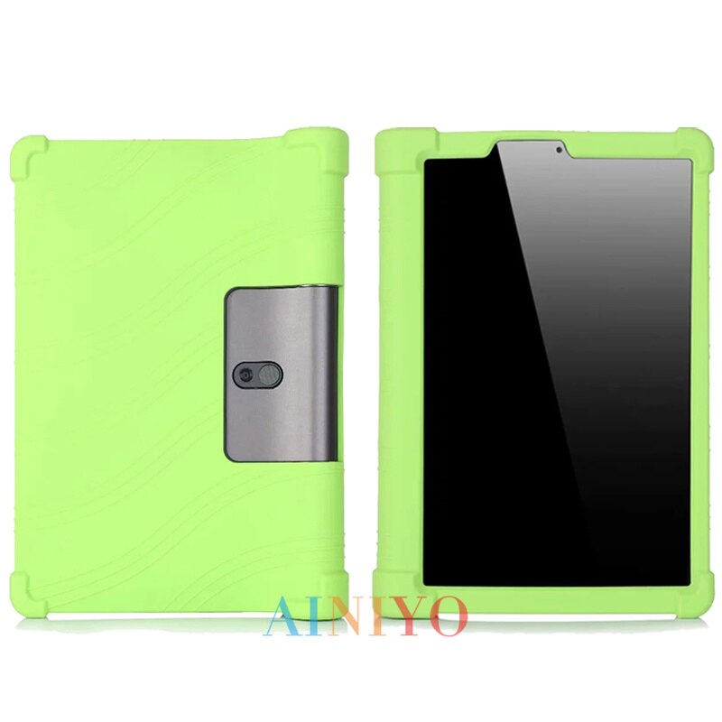 Mjukt fodral för lenovo yoga tab 5 yt-x705f smart surfplatta skal för lenovo yoga tab 5 yt-x705f silikonfodral: Gj -x705- grön